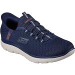 Baskets  Skechers Summits bleues en textile vegan Pointure 43 avec un talon entre 3 et 5cm pour homme 