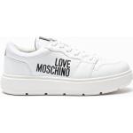 Chaussures montantes de créateur Moschino Love Moschino blanches Pointure 38 pour femme en promo 