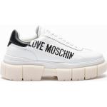 Baskets  de créateur Moschino Love Moschino blanches Pointure 39 look urbain pour femme en promo 