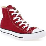 Chaussures montantes Converse rouges look casual pour homme 