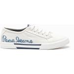 Baskets basses Pepe Jeans blanches à logo Pointure 36 look casual pour femme en promo 