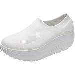 Chaussures de fitness saison été blanches respirantes pour pieds étroits Pointure 39 look fashion pour femme 