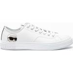 Baskets basses Karl Lagerfeld blanches Pointure 40 look casual pour homme en promo 