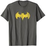 Batgirl Logo Distressed Yellow Symbol T-Shirt