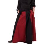 Jupes longues rouges en coton à perles Taille S look médiéval pour femme 