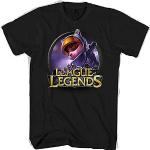 BAWANG Astronaut Teemo League of Legend Heroes Men T Shirt_2389 Black XXL