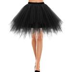 Tutus de danse de soirée noirs à rayures Taille L look fashion pour femme en promo 