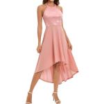 Robes de bal longues de mariage roses en nylon à épaules dénudées Taille M look fashion pour femme 