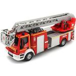 Burago- Iveco Maisto France-32001-Camion de Pompiers Magirus 150E 28-Véhicule Miniature-Échelle 1/55, 32001, Unique