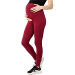 Leggings de grossesse rouge bordeaux oeko-tex bio Taille 3 XL look sexy pour femme 