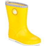 Bottes de pluie Be Only jaunes éco-responsable Pointure 25 avec un talon jusqu'à 3cm look casual pour enfant en promo 