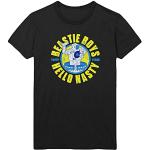Beastie Boys Men's BEASTTS02MB05 T-Shirt, Black, XXL (44"-46")