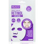 Masques en tissu au rétinol pour le visage anti âge texture crème pour femme 