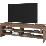 Meubles TV Beaux meubles pas chers 65 - 69 pouces marron en châtaignier éco-responsable 