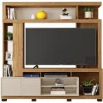 Meubles TV muraux Beaux meubles pas chers 65 - 69 pouces blanc écru laqués en verre 