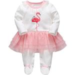 Pyjamas roses à volants à motif flamants roses look fashion pour bébé de la boutique en ligne Amazon.fr 