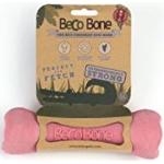 Becothings Becobone Jouet Os pour Chien Grand Rose