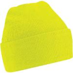 Bonnets Beechfield jaune fluo Tailles uniques look fashion pour homme 