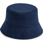 Chapeaux Beechfield bleus en coton bio Taille XL look fashion pour femme 