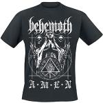 Behemoth Amen Homme T-Shirt Manches Courtes Noir M