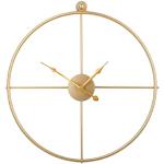 Horloge au Style Minimaliste en Acier Doré Décoratif et Sans Chiffre pour Intérieur Moderne et Glamour Beliani