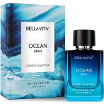 Eaux de parfum aquatiques format voyage 100 ml texture liquide pour homme 