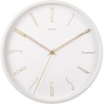 Horloges design Karlsson blanches en fer modernes en promo 