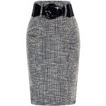 Jupes crayon pour la Saint-Valentin d'automne noires à paillettes Taille XL look fashion pour femme 