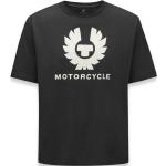 T-shirts à imprimés noirs en coton à motif moto enfant 