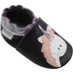 Chaussons violets en cuir à motif licornes en cuir Pointure 24 look fashion pour bébé en promo 