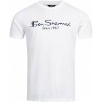 T-shirts à imprimés Ben Sherman blancs en coton à manches courtes à col rond Taille M pour homme 