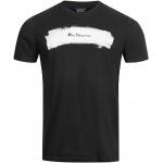 T-shirts à imprimés Ben Sherman noirs en coton à manches courtes à col rond Taille S pour homme 