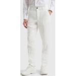 Pantalons classiques saison été United Colors of Benetton blanc crème en lin Taille 3 XL look casual pour homme 