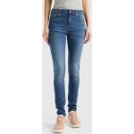 Benetton, Jean Push Up Coupe Skinny, taille 36, Bleu, Femme