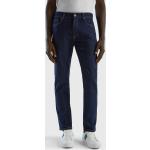 Pantalons classiques United Colors of Benetton bleues foncé en denim stretch Taille S pour homme 