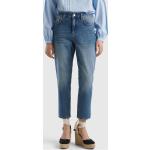 Jeans taille haute United Colors of Benetton bleus en coton Taille XXS pour femme 