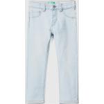 Pantalons slim United Colors of Benetton bleu ciel en denim enfant look vintage 