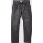 Jeans taille elastique United Colors of Benetton noirs en coton mélangé enfant 