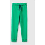 Pantalons de sport United Colors of Benetton verts à logo en coton enfant look sportif 