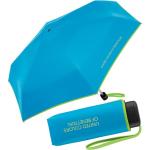 Benetton Parapluie de poche ultra mini plat solide, Malibu Blue., 88 cm, Parapluie de poche Super Mini