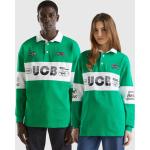 Polos de rugby United Colors of Benetton verts à logo en coton à manches longues Taille XS classiques pour femme 