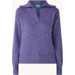Pulls en laine United Colors of Benetton violets Taille S look fashion pour femme 