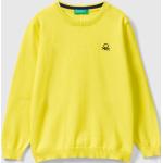 Pulls United Colors of Benetton jaunes en coton enfant 