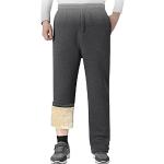 Pantalons de randonnée gris en polaire stretch Taille 3 XL look Hip Hop pour homme 