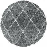 Tapis berbères blancs en polypropylène 200x200 diamètre 200 cm 
