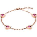 Bracelets Bering multicolores en cristal en or rose pour femme 