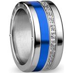 Bagues 3 anneaux Bering bleus glacier en aluminium look fashion pour femme 