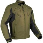 Vestes Bering vertes en polyester à motif moto avec coudière imperméables classiques pour homme 