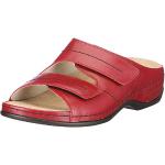Chaussures Berkemann rouges en cuir en cuir avec semelles amovibles Pointure 37,5 look fashion pour femme 
