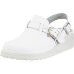 Chaussures Berkemann blanches en cuir avec semelles amovibles Pointure 40,5 look fashion pour homme 